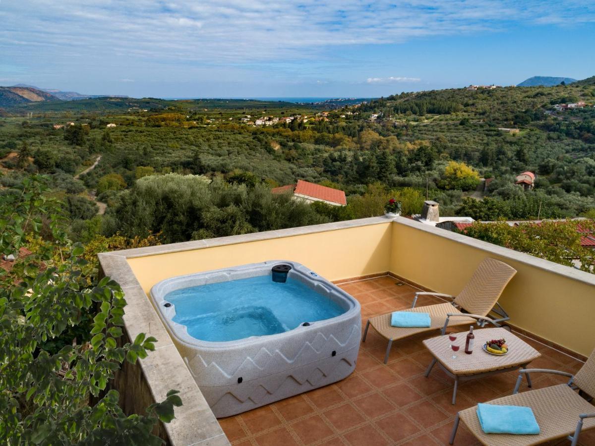 Villa Erontas - Private Heated Jacuzzi Makhairoí 外观 照片