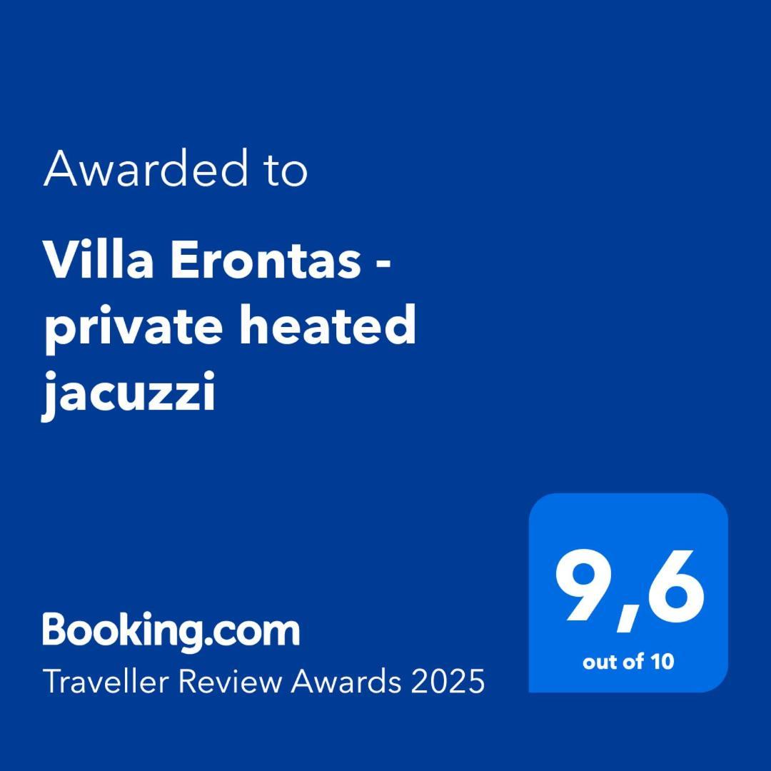 Villa Erontas - Private Heated Jacuzzi Makhairoí 外观 照片